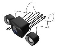 Natec PUG 11W RMS 2.1 CZARNE - 1480426 - zdjęcie 2
